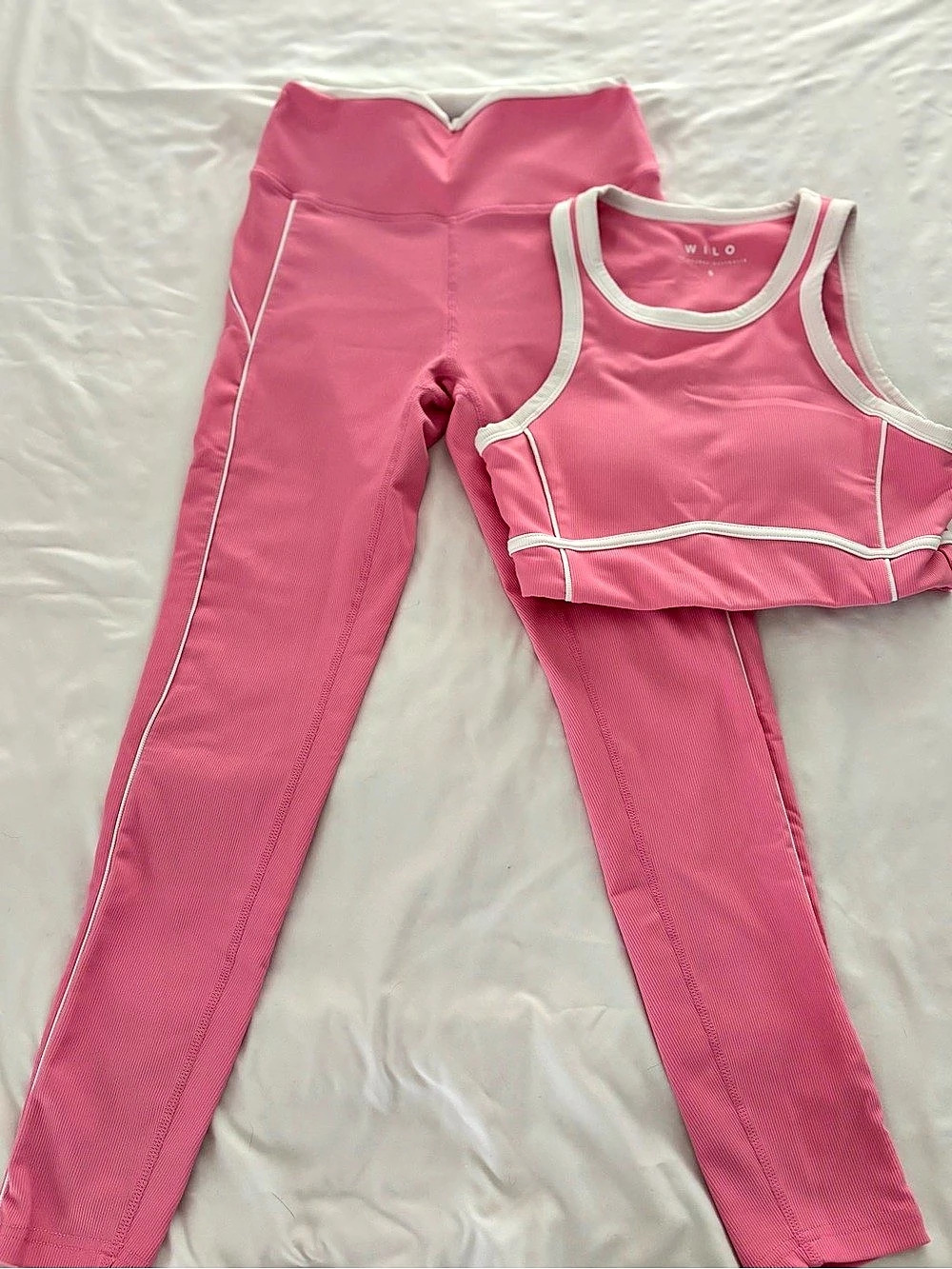NWOT WILO Matching Set, Ribbed Activewear